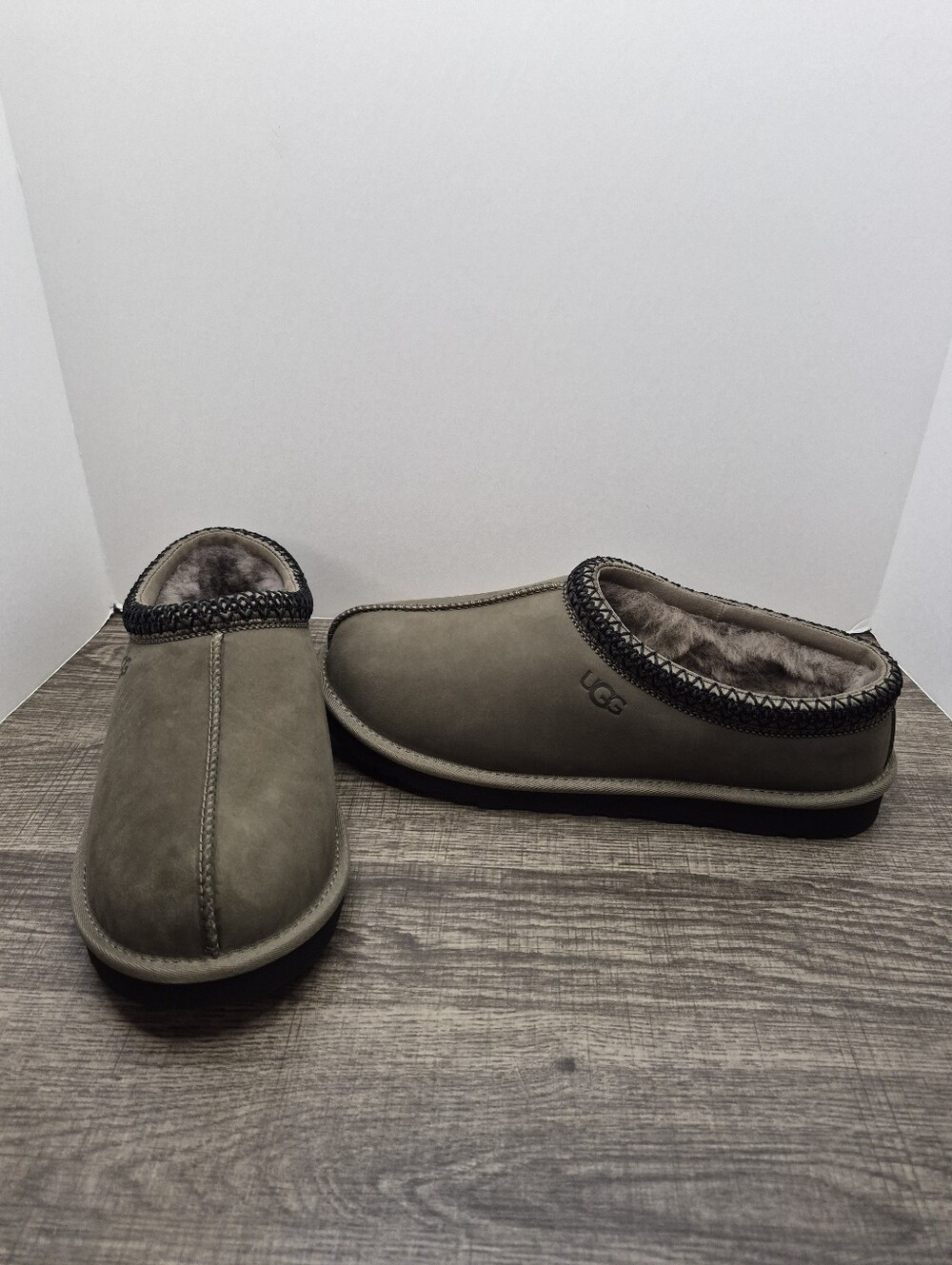 Ugg Tasman II Nubuck Leather Casual Loafers Slippers Shoes Mens Sz 10 New